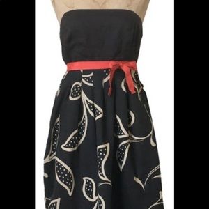 Anthropologie | Maeve Linen Beautiful Black Dress